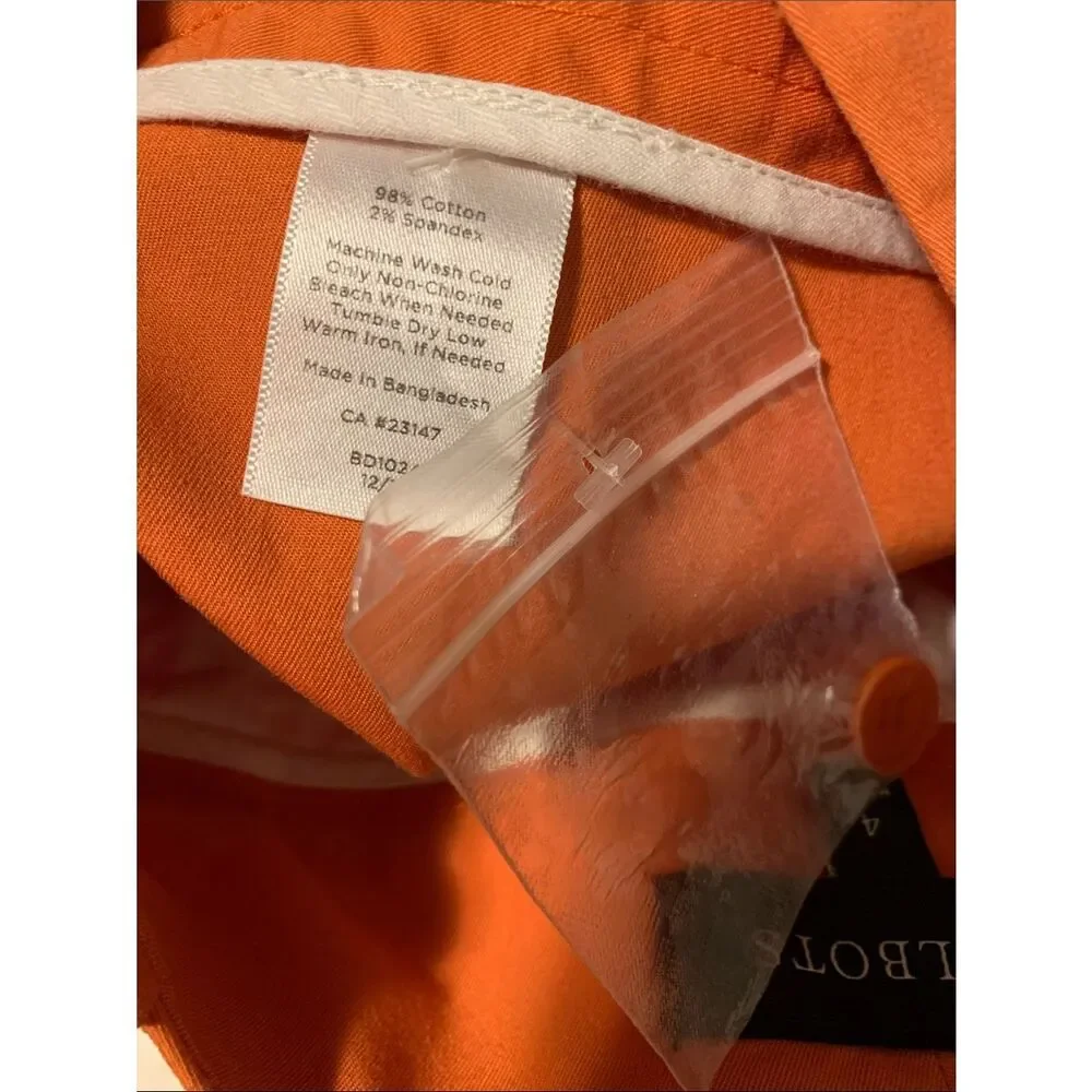 Take 50% OFF- Talbots Women's Orange Casual Shorts, Size-4
